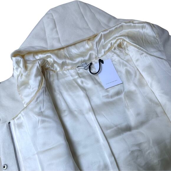 Naked Cashmere Patti Puffer Hooded Jacket Size XS/S, Ecru - Picture 13 of 16
